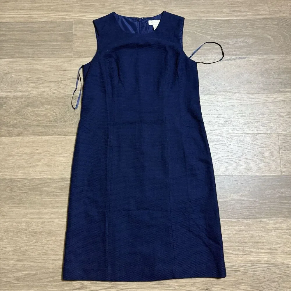 Appleseeds Dress Suit Women 6 Blue Dress Jacket Career Business Office Vintage
